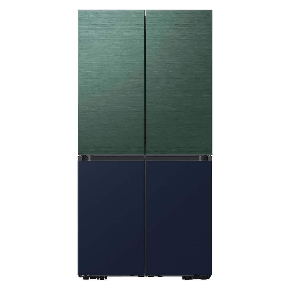 Alt View 12. Samsung - Bespoke 4-Door Flex Refrigerator Panel - Top panel - Emerald Green Steel.