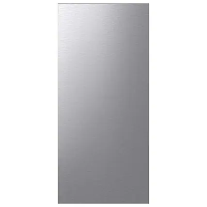 Front. Samsung - Bespoke 4-Door Flex Refrigerator Panel - Top panel - Stainless Steel.
