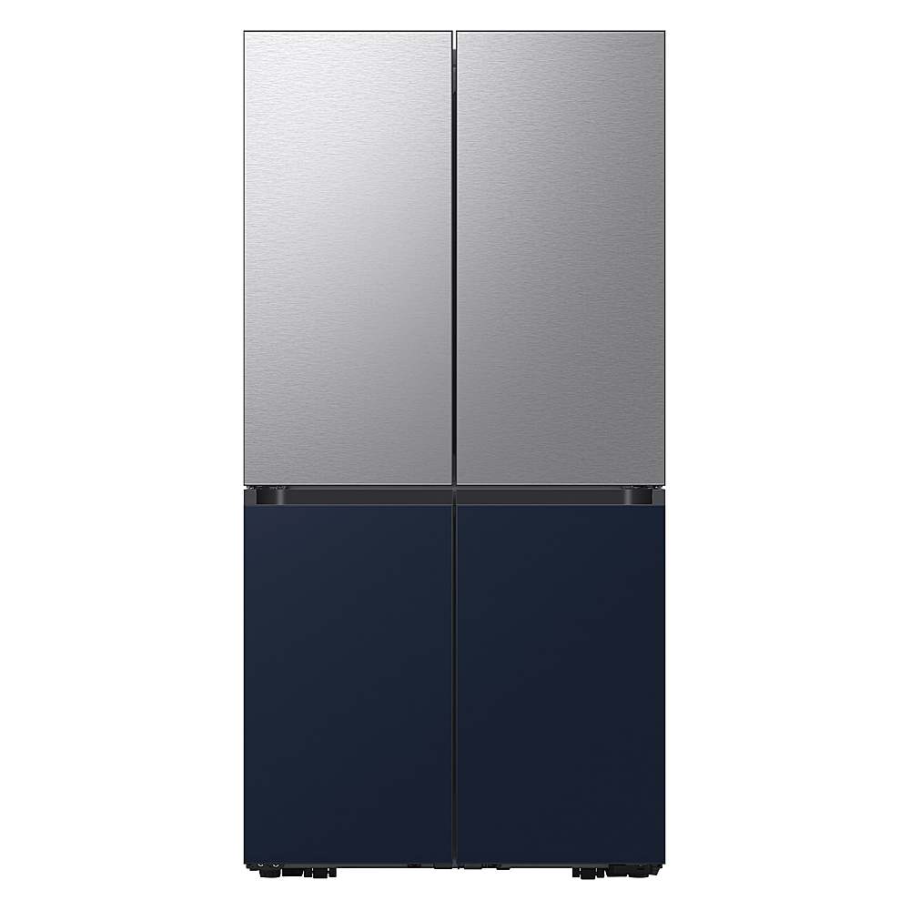 Alt View 12. Samsung - Bespoke 4-Door Flex Refrigerator Panel - Top panel - Stainless Steel.