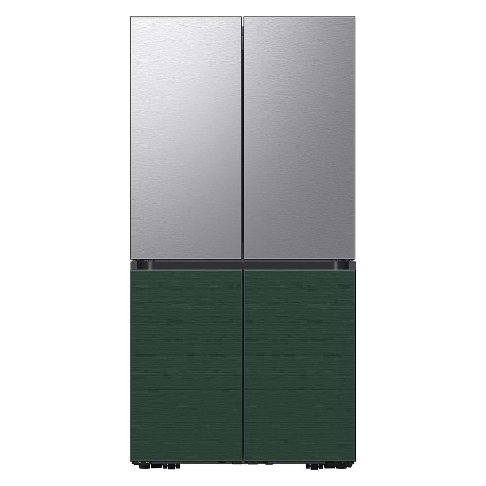 Alt View 14. Samsung - Bespoke 4-Door Flex Refrigerator Panel - Top panel - Stainless Steel.