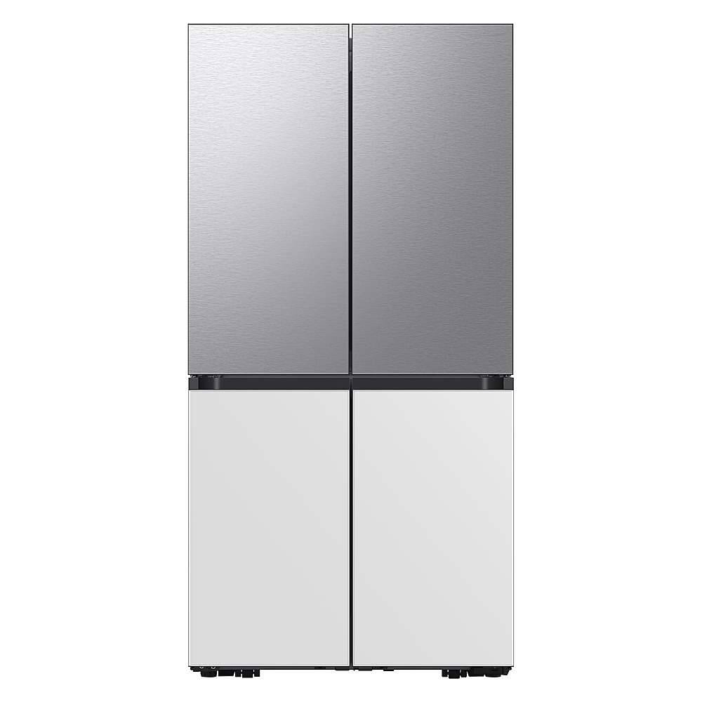 Alt View 16. Samsung - Bespoke 4-Door Flex Refrigerator Panel - Top panel - Stainless Steel.
