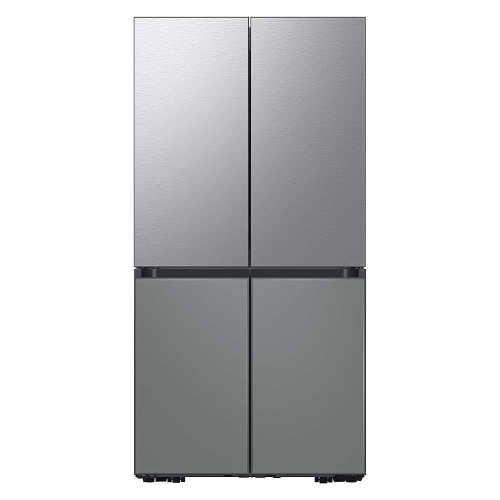 Alt View 18. Samsung - Bespoke 4-Door Flex Refrigerator Panel - Top panel - Stainless Steel.