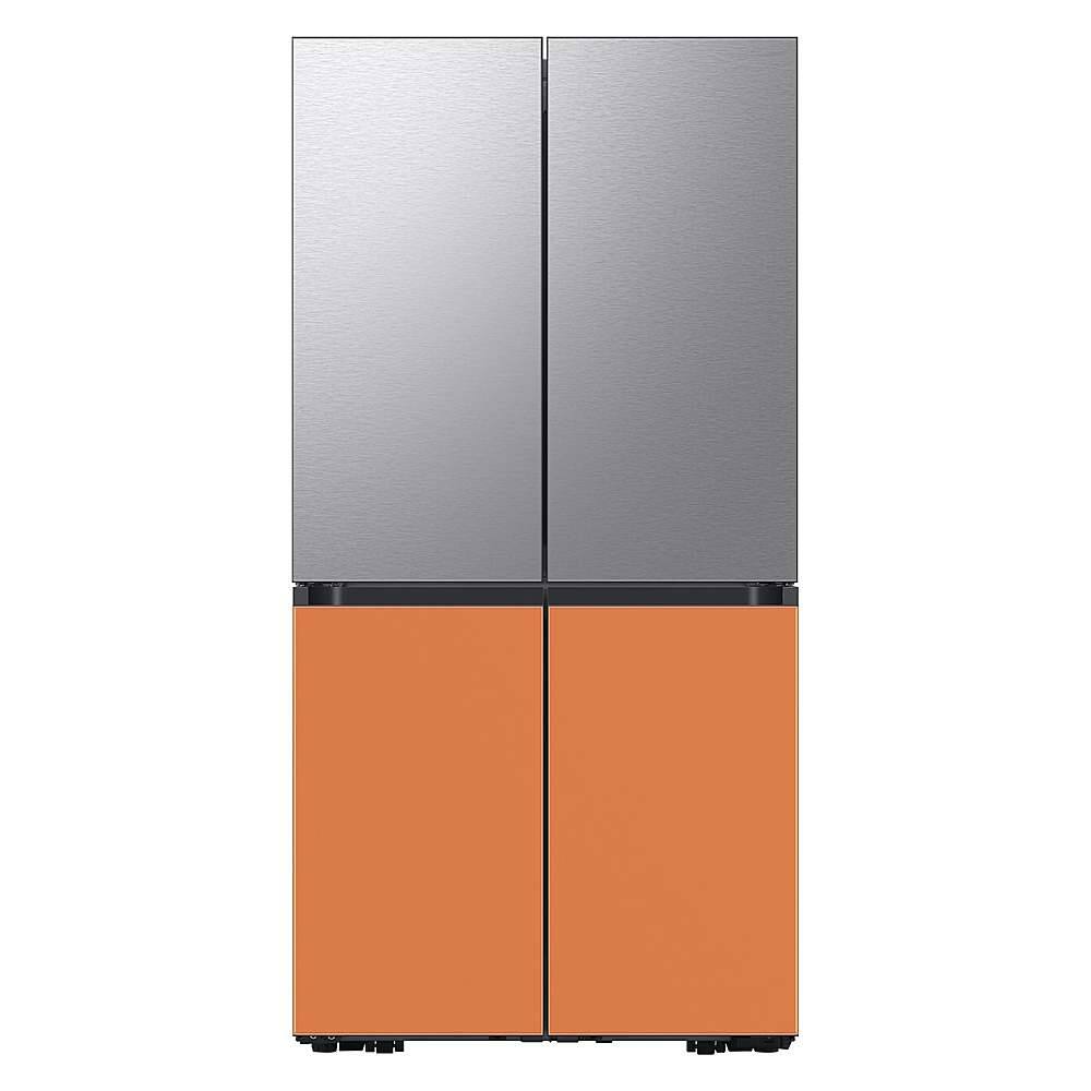 Alt View 20. Samsung - Bespoke 4-Door Flex Refrigerator Panel - Top panel - Stainless Steel.