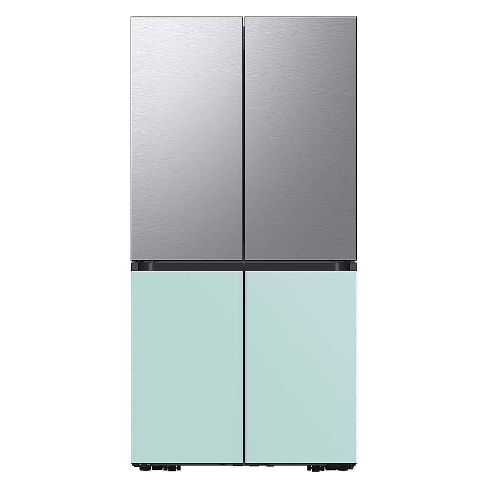 Alt View 21. Samsung - Bespoke 4-Door Flex Refrigerator Panel - Top panel - Stainless Steel.