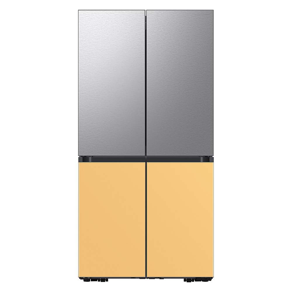 Alt View 22. Samsung - Bespoke 4-Door Flex Refrigerator Panel - Top panel - Stainless Steel.