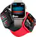 Alt View 2. Apple - Apple Watch Series 8 GPS + Cellular 41mm Gold Stainless Steel Case with Starlight Sport Band - S/M - Starlight.
