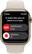 Alt View 3. Apple - Apple Watch Series 8 GPS + Cellular 41mm Gold Stainless Steel Case with Starlight Sport Band - S/M - Starlight.