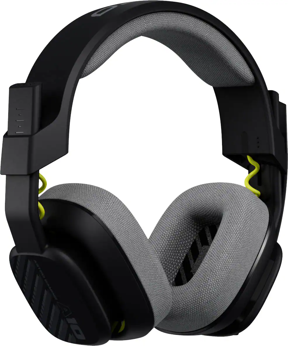 Front. Astro Gaming - A10 Gen 2 Wired Over-the-Ear Gaming Headset for PlayStation 5, PlayStation 4, Windows, MacOS - Black.