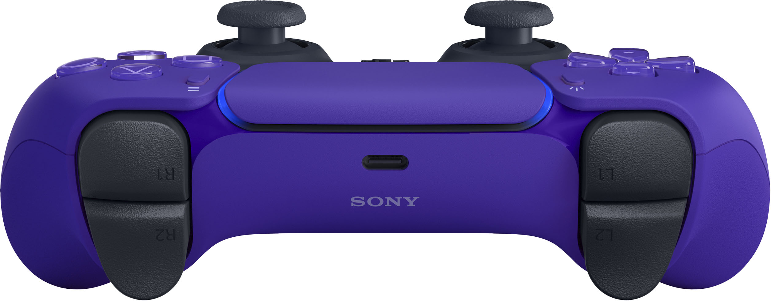 Back View: Sony - PlayStation 5 - DualSense Wireless Controller - Galactic Purple