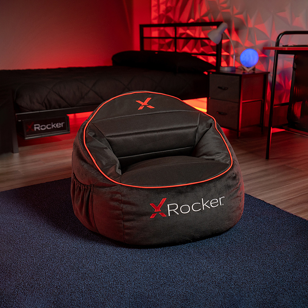 X Rocker - Nimbus Structured Gaming Bean Bag Chair - Black