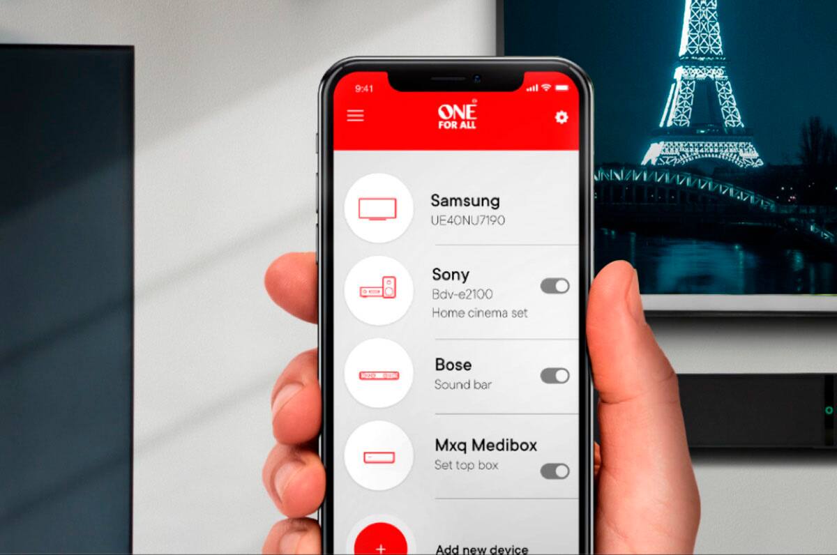 Alt View 12. One for All - 8 Device Universal Smart 8 TV Remote.