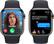 Alt View 15. Apple - Apple Watch Series 9 (GPS + Cellular) 41mm Graphite Stainless Steel Case with Midnight Sport Band w/ Blood Oxygen - S/M - Graphite.