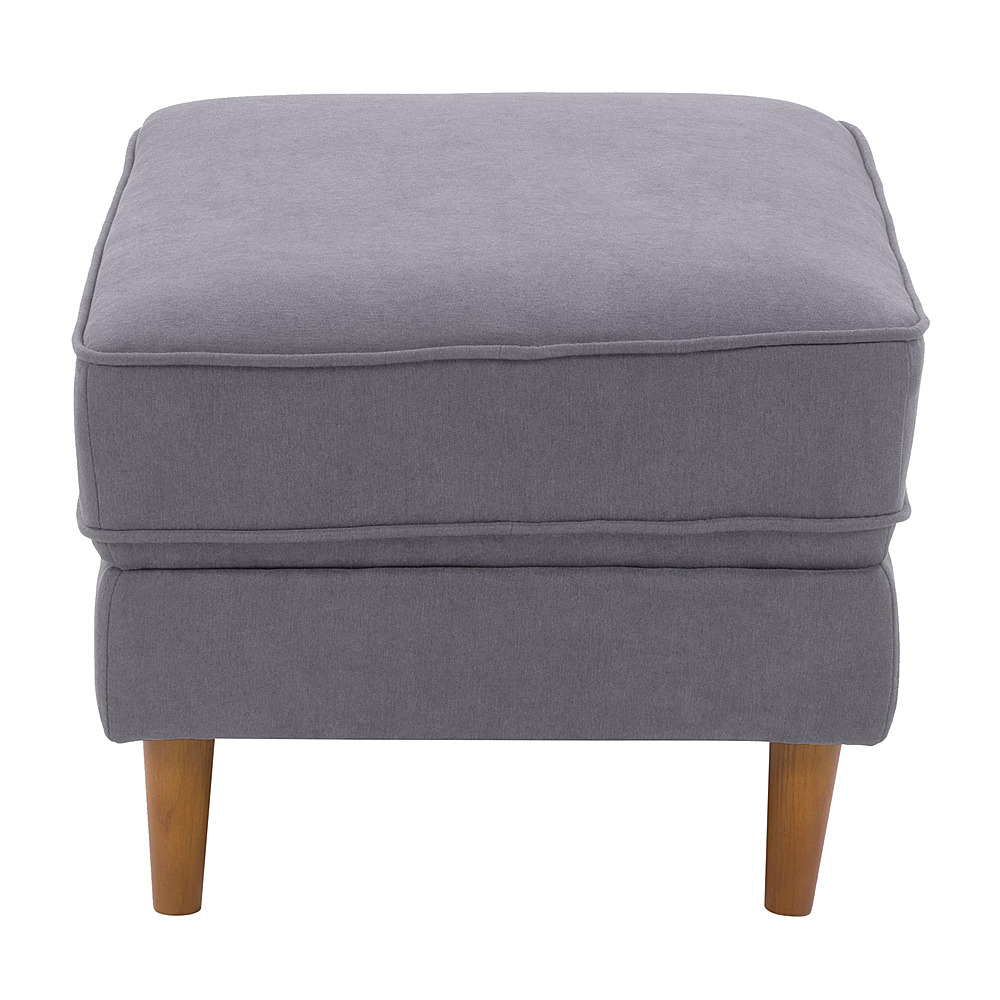 Best Buy: CorLiving Mulberry Fabric Upholstered Modern Ottoman Grey LGA ...