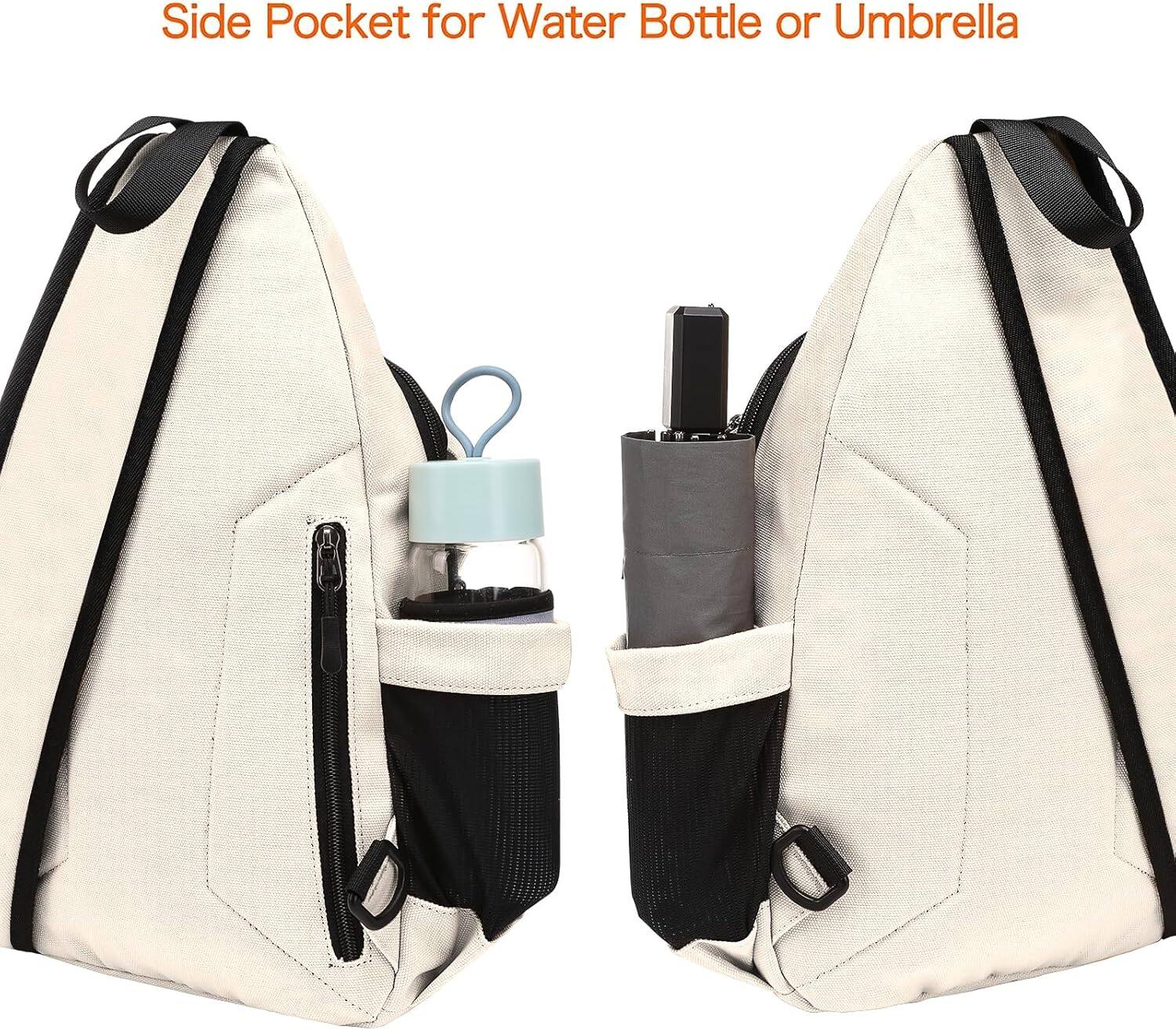 Side Pocket for Water Bottle or Umbrella
