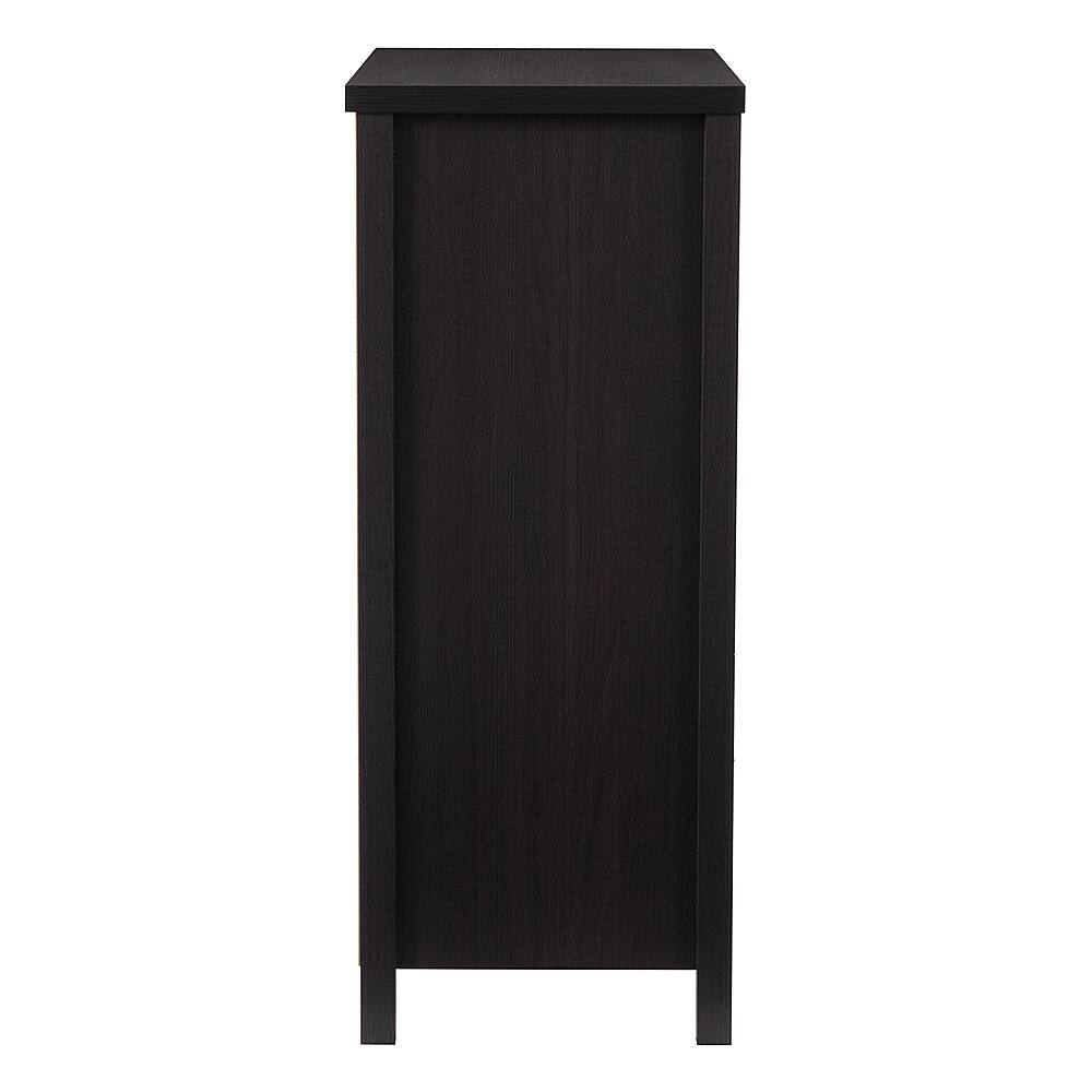 Left View: CorLiving - Boston 5-Drawer Dresser - Black