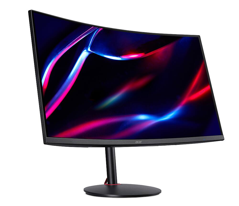 Zoom in on Angle Zoom. Acer - Nitro XZ322QU Sbmiipphx 31.5" LED WQHD 1500R Curved Monitor FreeSync(HDMI) - Black.