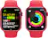 Alt View 17. Apple - Apple Watch Series 9 (GPS + Cellular) 45mm (PRODUCT)RED Aluminum Case with (PRODUCT)RED Sport Band w/ Blood Oxygen - S/M - (PRODUCT)RED.