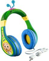 eKids - CoComelon Wired Over-the-Ear Headphones - Green - Front_Zoom