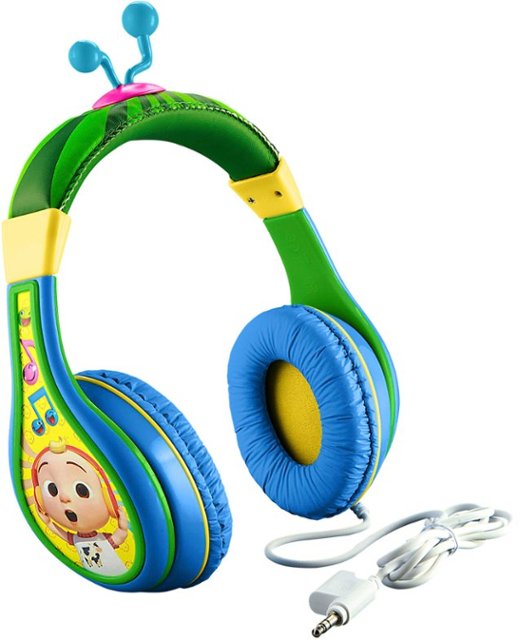 eKids – Cocomelon Wired Over-the-Ear Headphones – green
