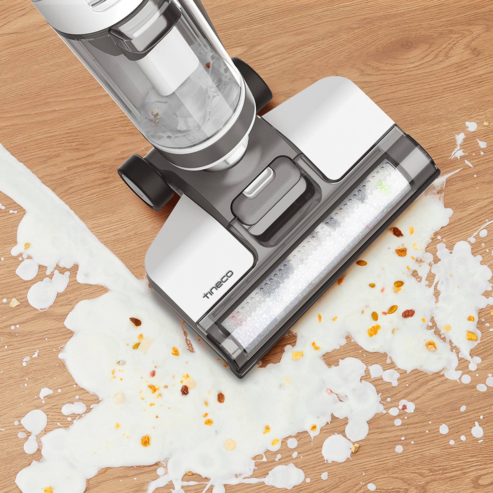 Alt View 1. Tineco - iFloor 3 Plus – 3 in 1 Mop, Vacuum & Self Cleaning Floor Washer - White and Gray.