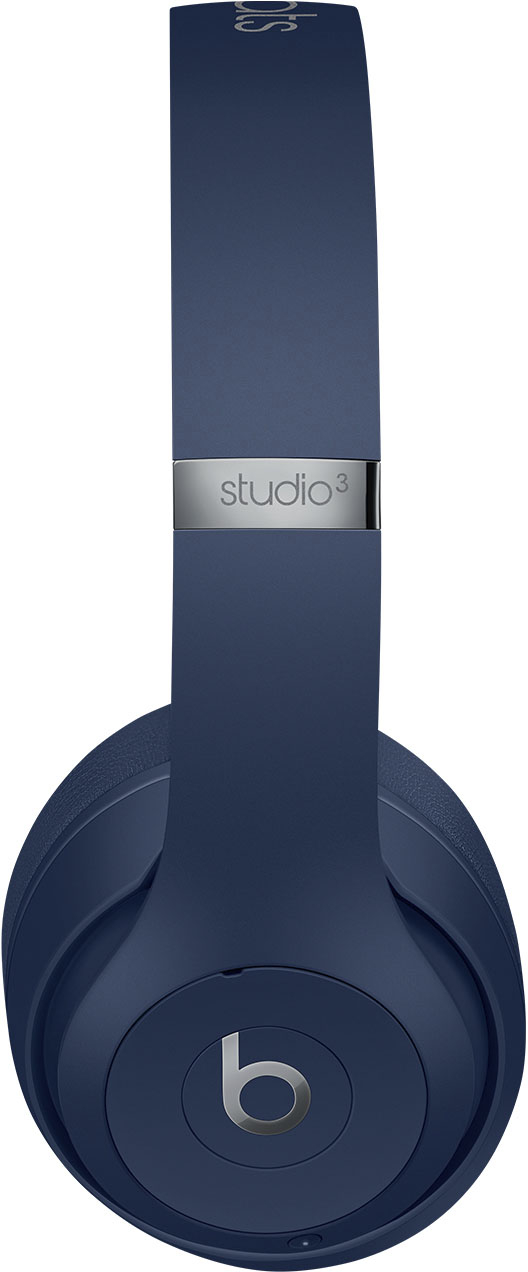Angle View: Beats by Dr. Dre - Beats Studio³ Wireless Noise Cancelling Headphones - Blue