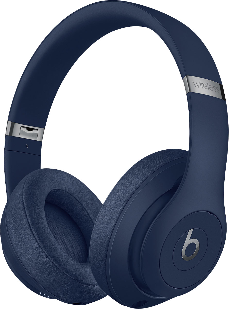 boksning Fæstning Sag Beats by Dr. Dre Beats Studio³ Wireless Noise Cancelling Headphones Blue  MX402LL/A - Best Buy