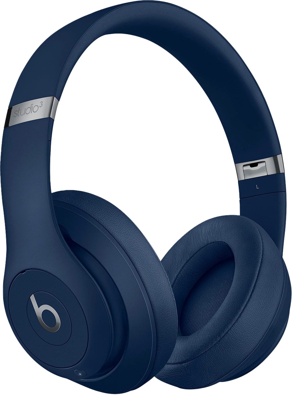 Alt View 12. Beats - Beats Studio³ Wireless Noise Cancelling Headphones - Blue.