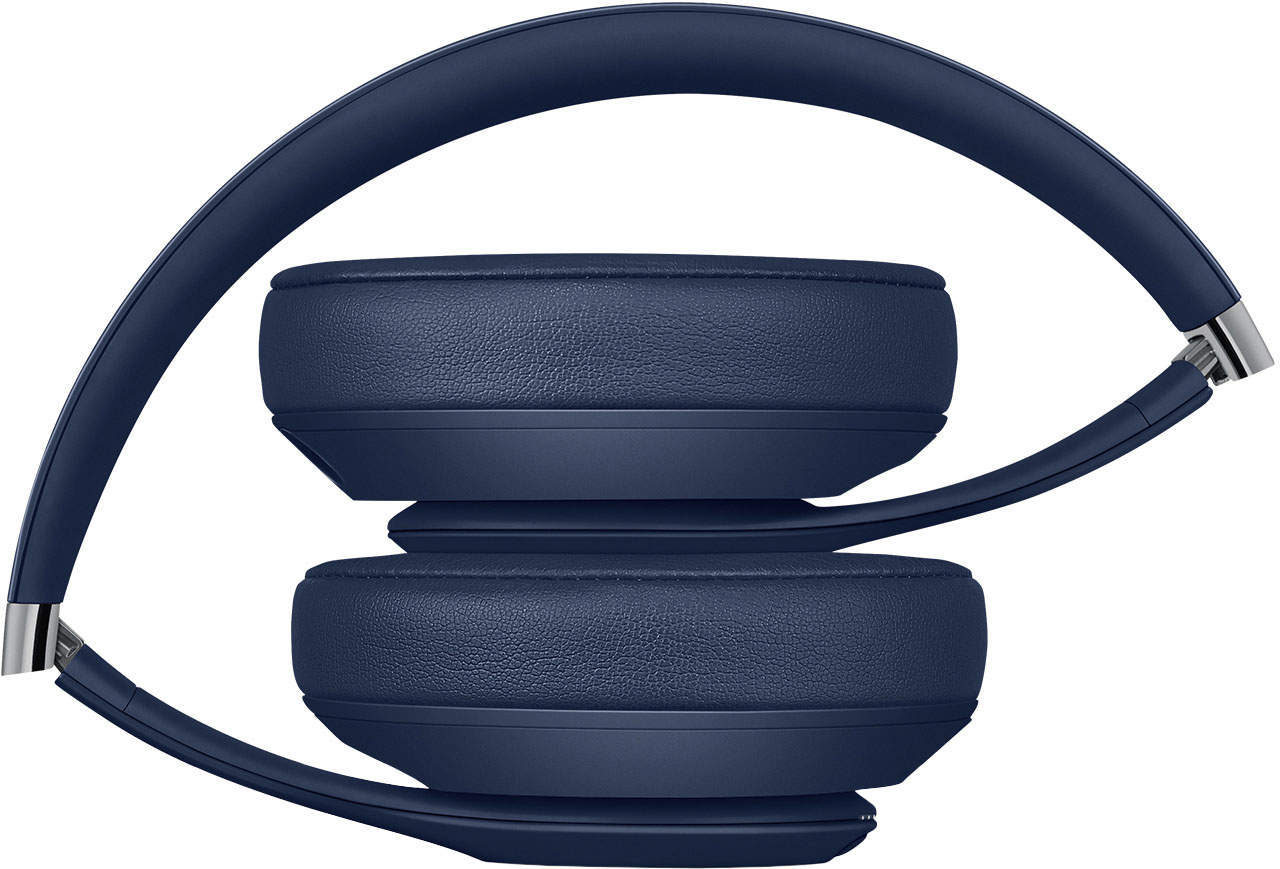 Left View: Sony - WH1000XM4 Wireless Noise-Cancelling Over-the-Ear Headphones - Black