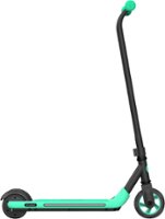 Segway - Ninebot A6 Kids Electric KickScooter w/ 3 mi Max Operating Range & 7.4 mph Max Speed - Black - Front_Zoom