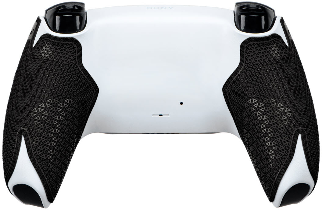 Back View: Lizard Skins - DSP Controller Grip for PlayStation 5 - Jet Black