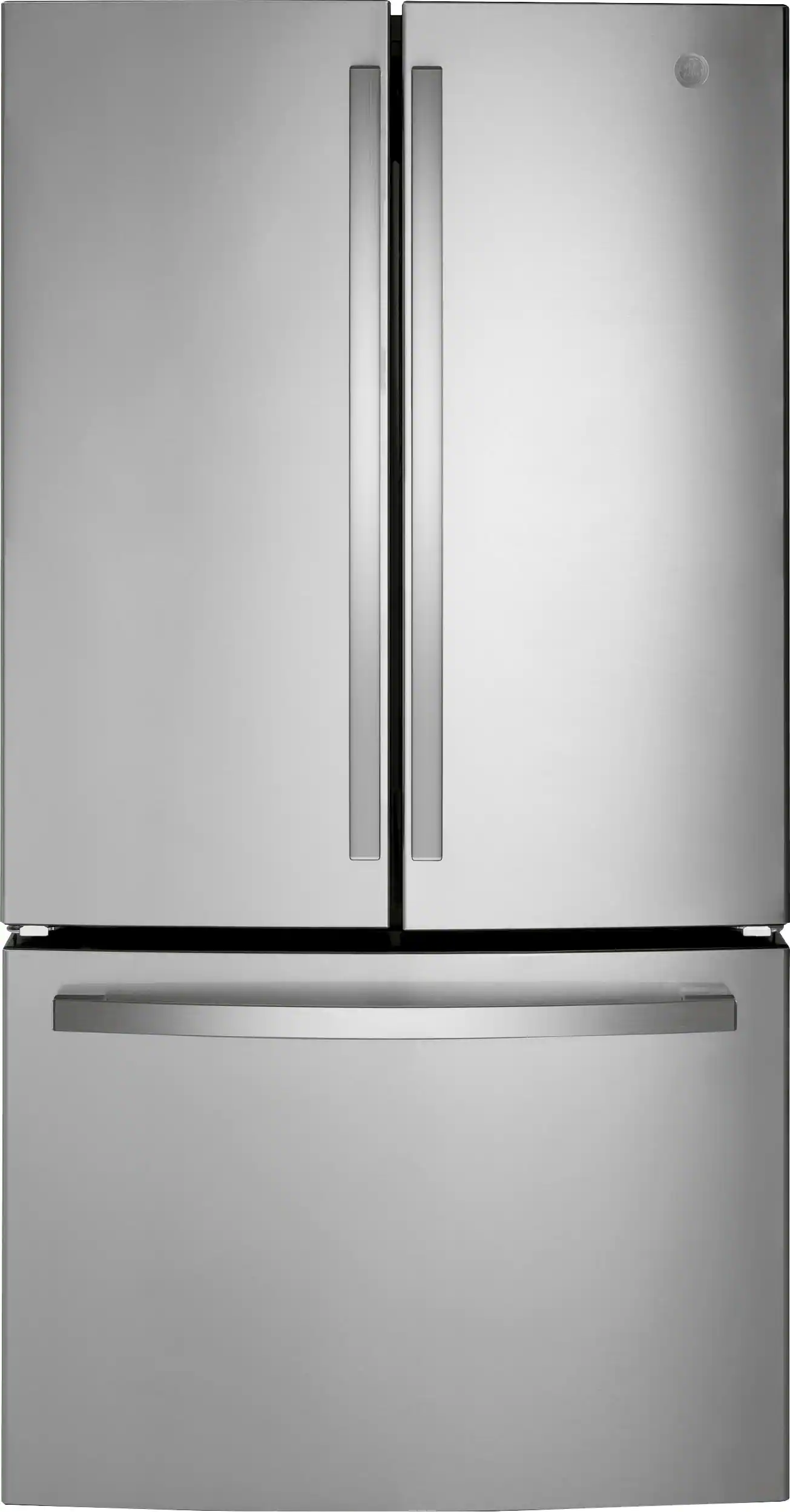 GE - 27.0 Cu. Ft. French Door Refrigerator with Internal Water Dispenser - Stainless Steel