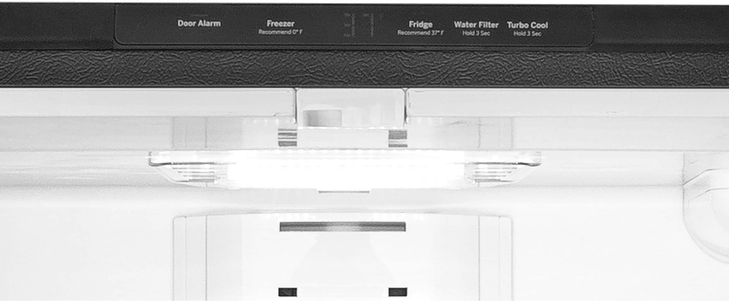 Alt View 25. GE - 27.0 Cu. Ft. French Door Refrigerator with Internal Water Dispenser - Fingerprint Resistant Stainless Steel.