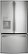 Front Zoom. GE - 25.6 Cu. Ft. French Door Refrigerator - Fingerprint resistant stainless steel.