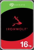 Seagate - IronWolf 16TB Internal SATA NAS Hard Drive with Rescue Data Recovery Services - Front_Zoom