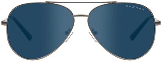 Gunnar Blue Light Sunglasses - Maverick, Gunmetal, Sun