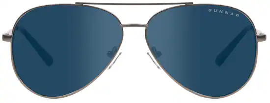 GUNNAR Blue Light Gaming & Computer Glasses Maverick Gunmetal MAV