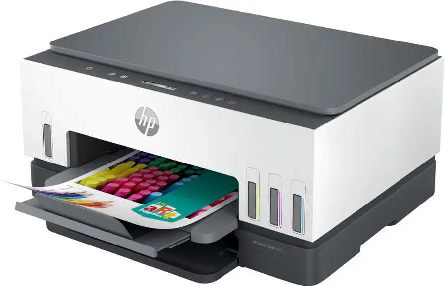 Alt View 1. HP - Smart Tank 6001 Wireless All-In-One Supertank Inkjet Printer with up to 2 Years of Ink Included - Basalt.