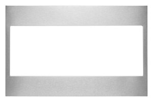 32.5" Standard Frame Trim Kit for Select Whirlpool & KitchenAid Built-In Low-Profile Microwaves - Stainless Steel - Front_Zoom