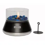 Front. Cuisinart - Petite Tabletop Fire Bowl - Black.