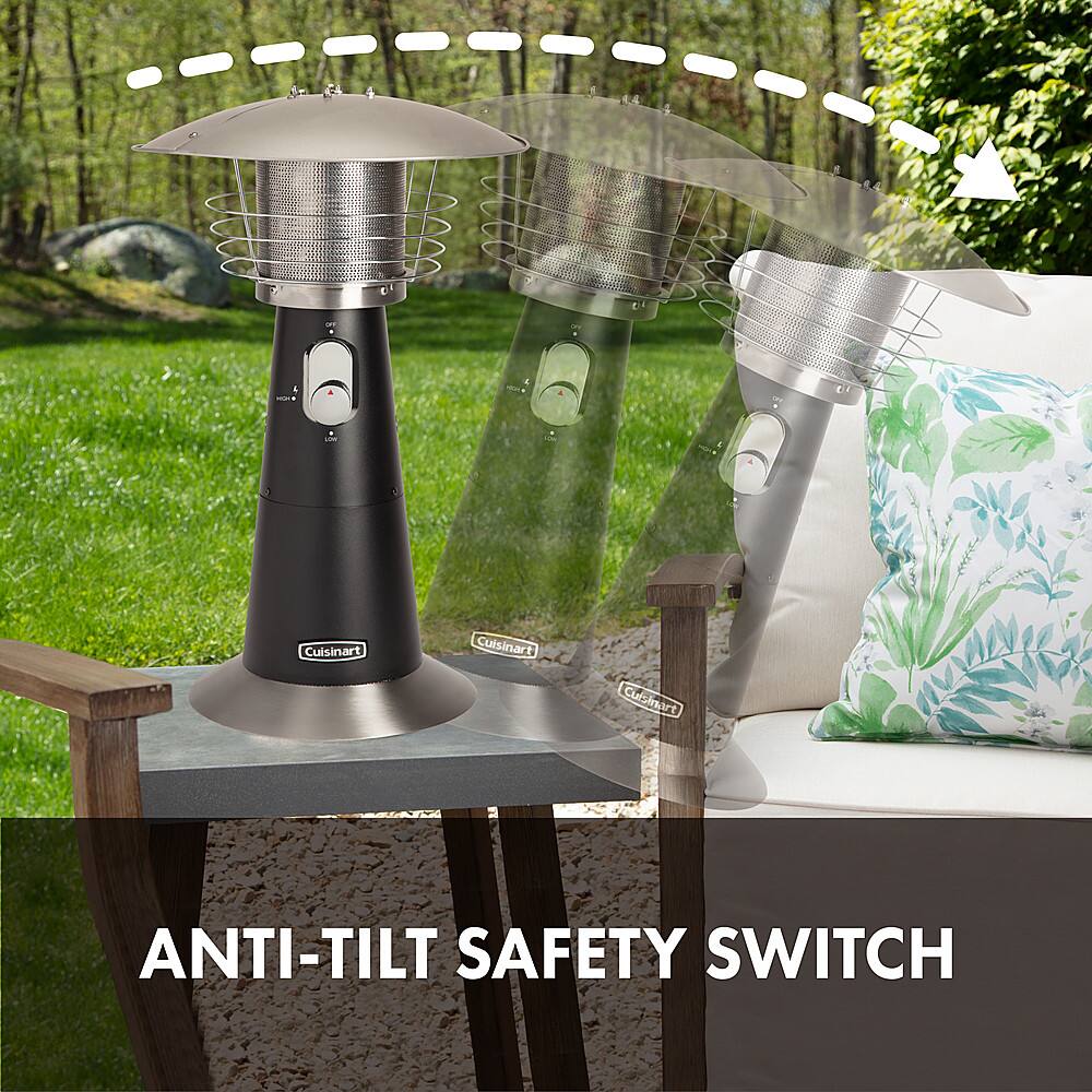 Cuisinart Portable Tabletop Patio Heater Black COH500 Best Buy
