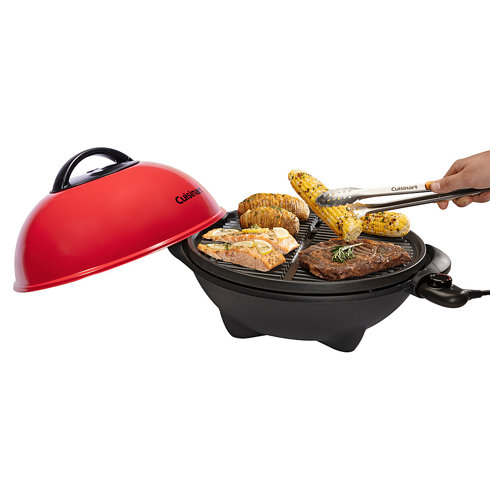 Cuisinart 2-in-1 Outdoor Electric Grill Red CEG-115 - Best Buy