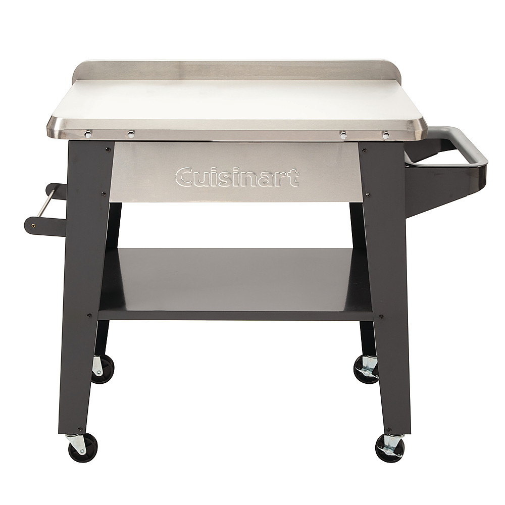 Angle View: Cuisinart - Outdoor Grill Prep Table - Stainless Steel