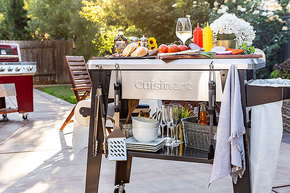 Cuisinart Outdoor Grill Prep Table, Food Prep Table Outdoor