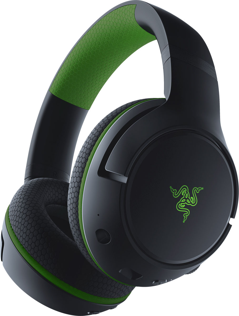 Razer Kaira Wireless Gaming Headset for Xbox Series X|S, Xbox One: Triforce  Titanium 50mm Drivers - Cardioid Mic - Breathable Memory Foam Ear Cushions