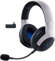 Razer - Kaira Pro HyperSense Wireless Gaming Headset for PS5, PS4, PC, and Switch - White - Front_Zoom