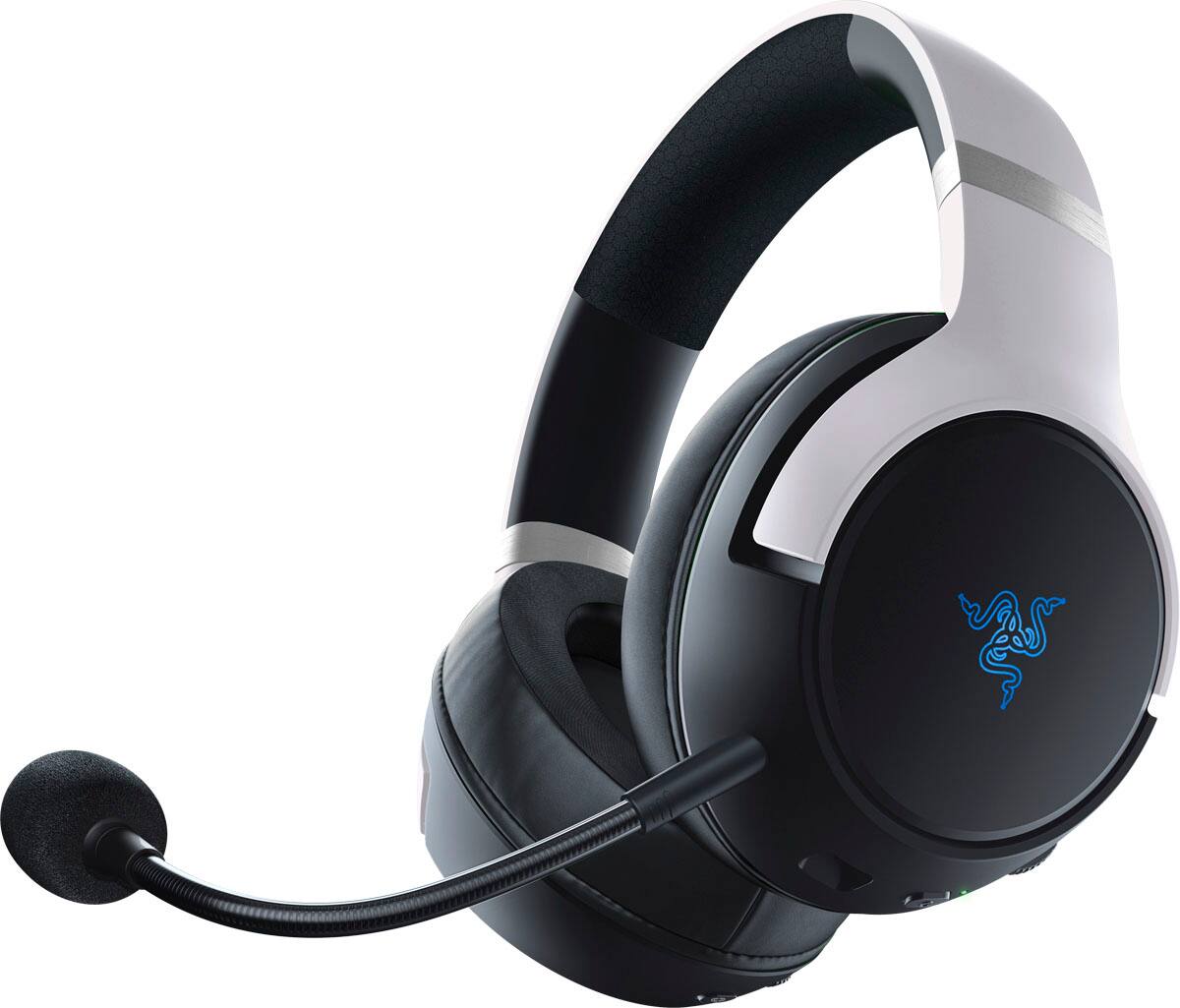 Alt View 11. Razer - Kaira Pro HyperSense Wireless Gaming Headset for PS5, PS4, PC, and Switch - White.