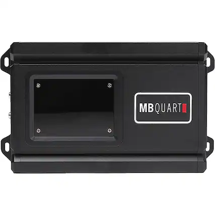 Front. MB Quart - Reference 150W Class D 2-Channel Amplifier - Black.