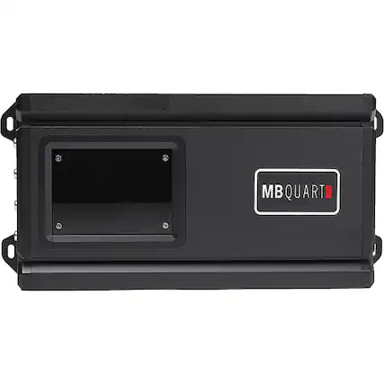 Front. MB Quart - Reference 280W Class D 4-Channel Amplifier - Black.
