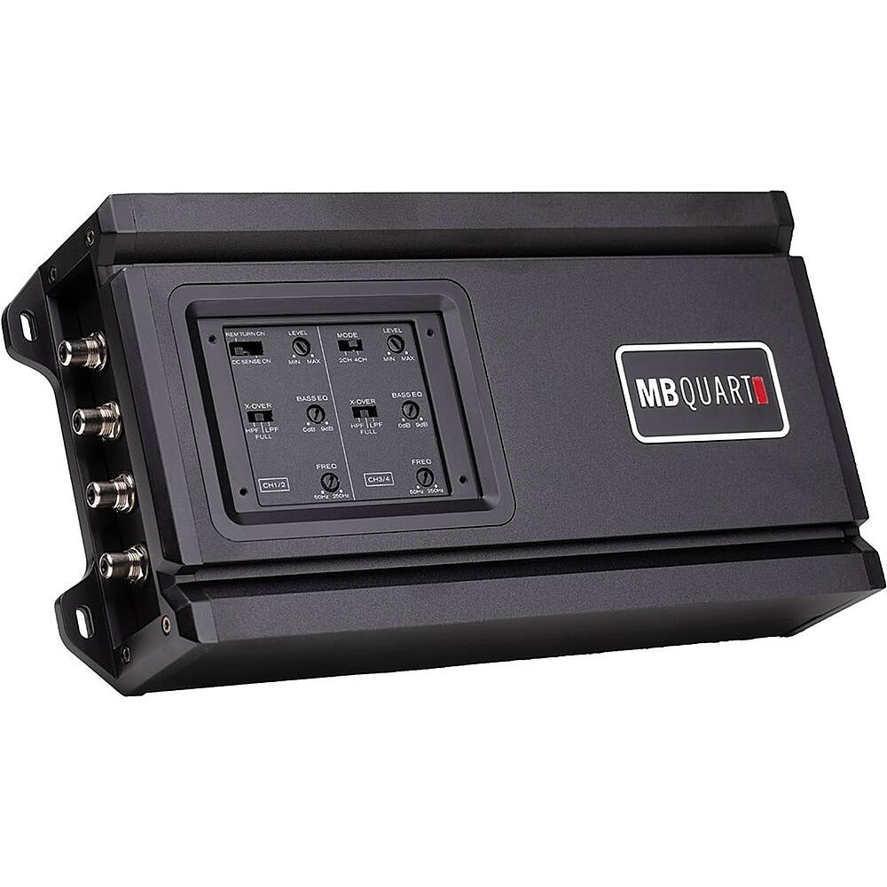 Alt View 13. MB Quart - Reference 280W Class D 4-Channel Amplifier - Black.