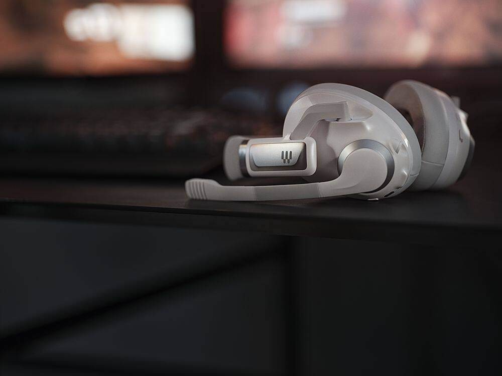 Alt View 15. EPOS - H3PRO Hybrid Wireless Gaming Headset for PC, PS5, PS4, Mobile Phone - Ghost White.